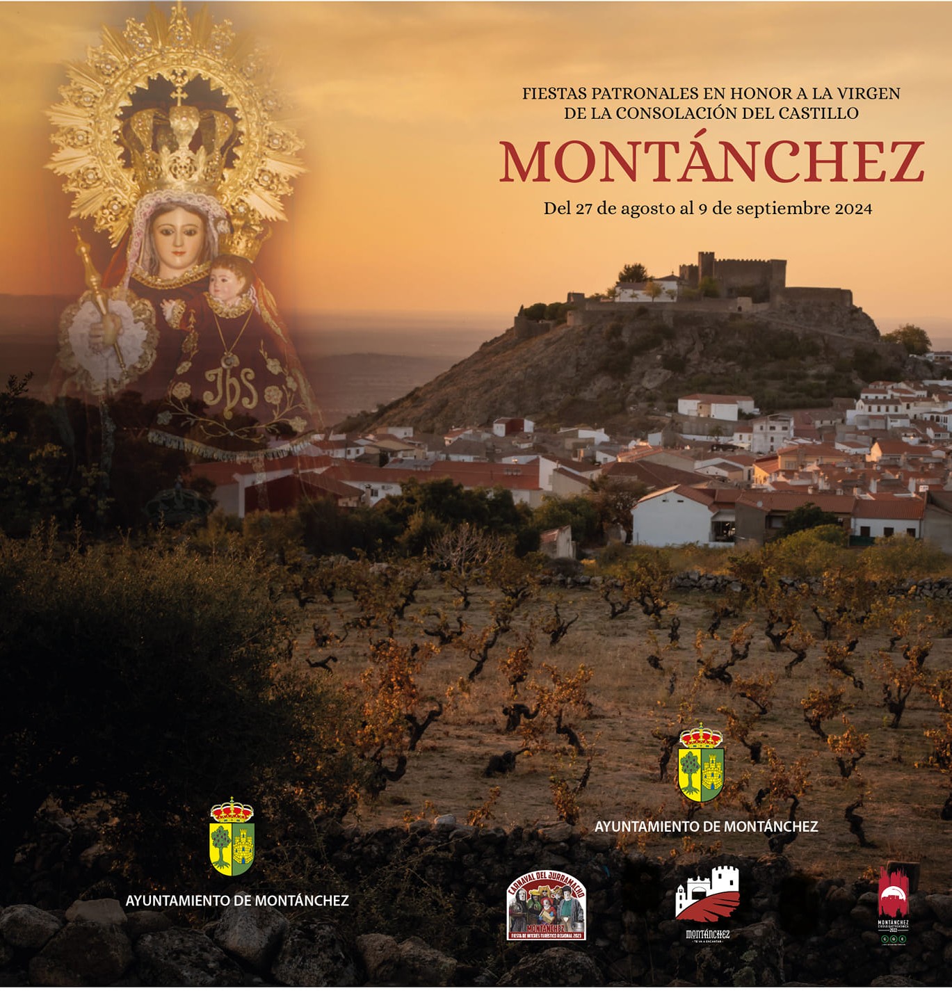 Fiestas patronales en honor a Nuestra Señora de la Consolación del Castillo 2024 Montánchez